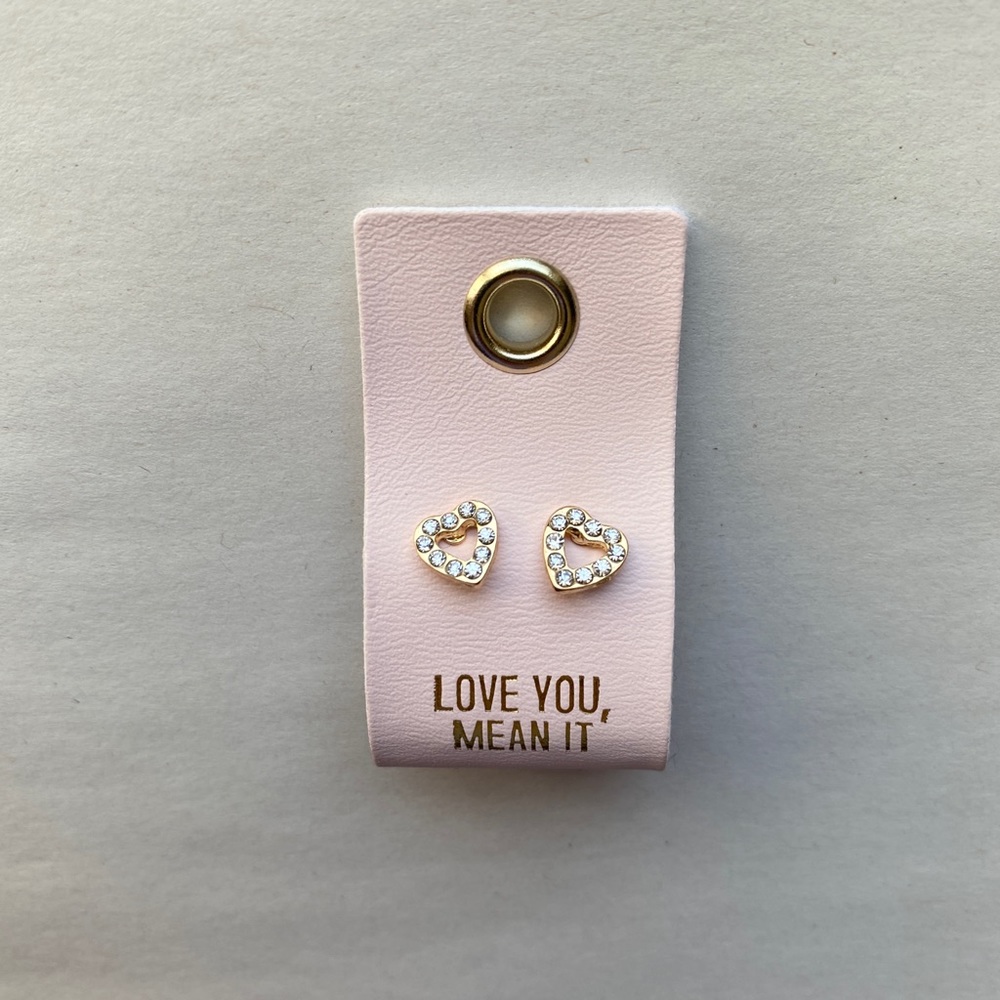 Heart Stud Earrings
